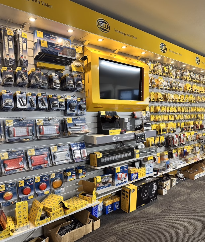 working on a car head light